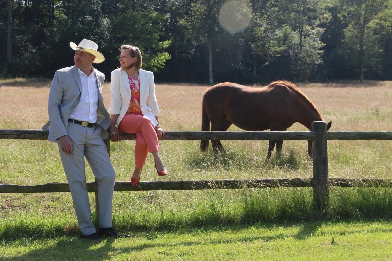 Véronique et Xavier Levergne — fondateurs du Domaine de la Butte Ronde