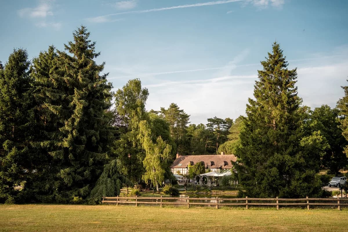 Parc vu sur le Hameau