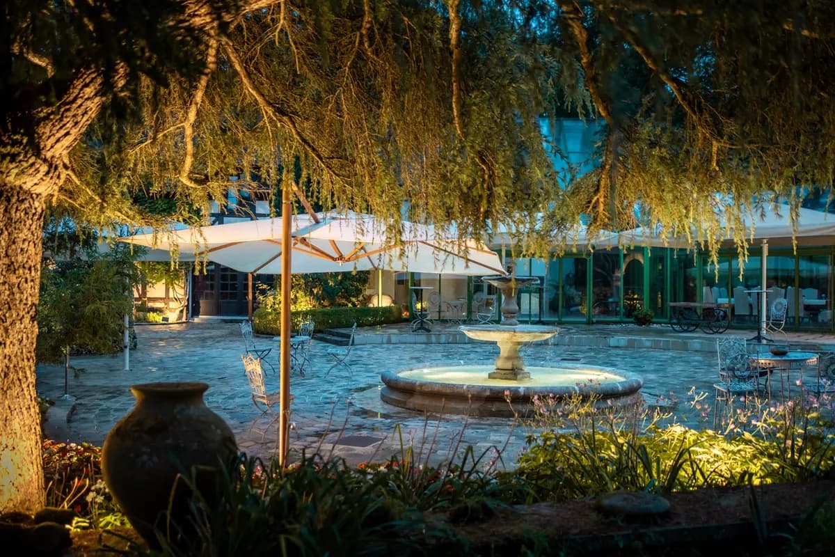 Hameau de nuit