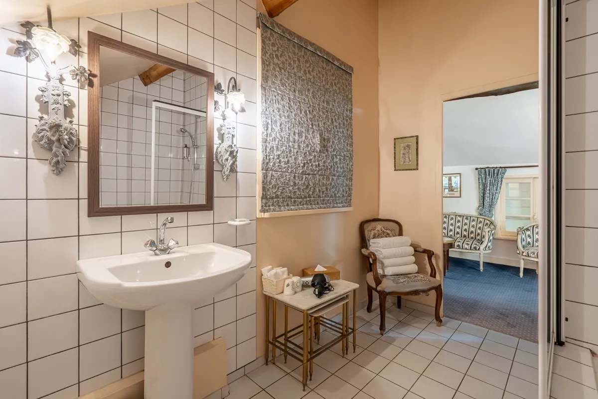 Salle de bain du Lodge