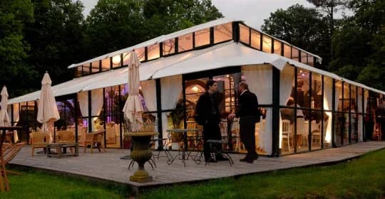 Verrière de nuit mariage
