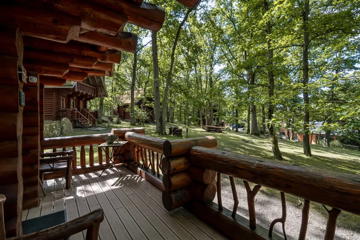Chalet Finlandais Terrasse