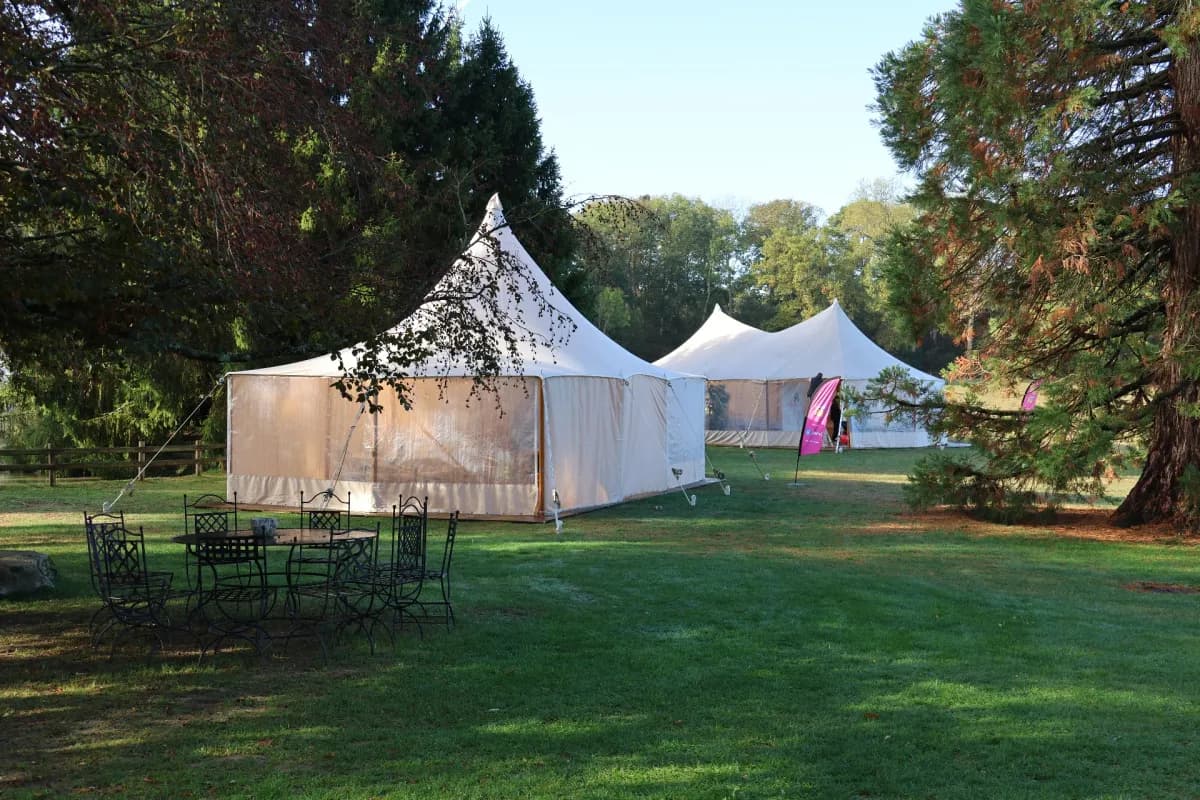 Tentes évènementielles Festival RH dans le Parc