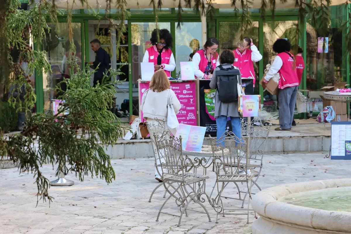 Accueil des participants Festival RH dans le Parc