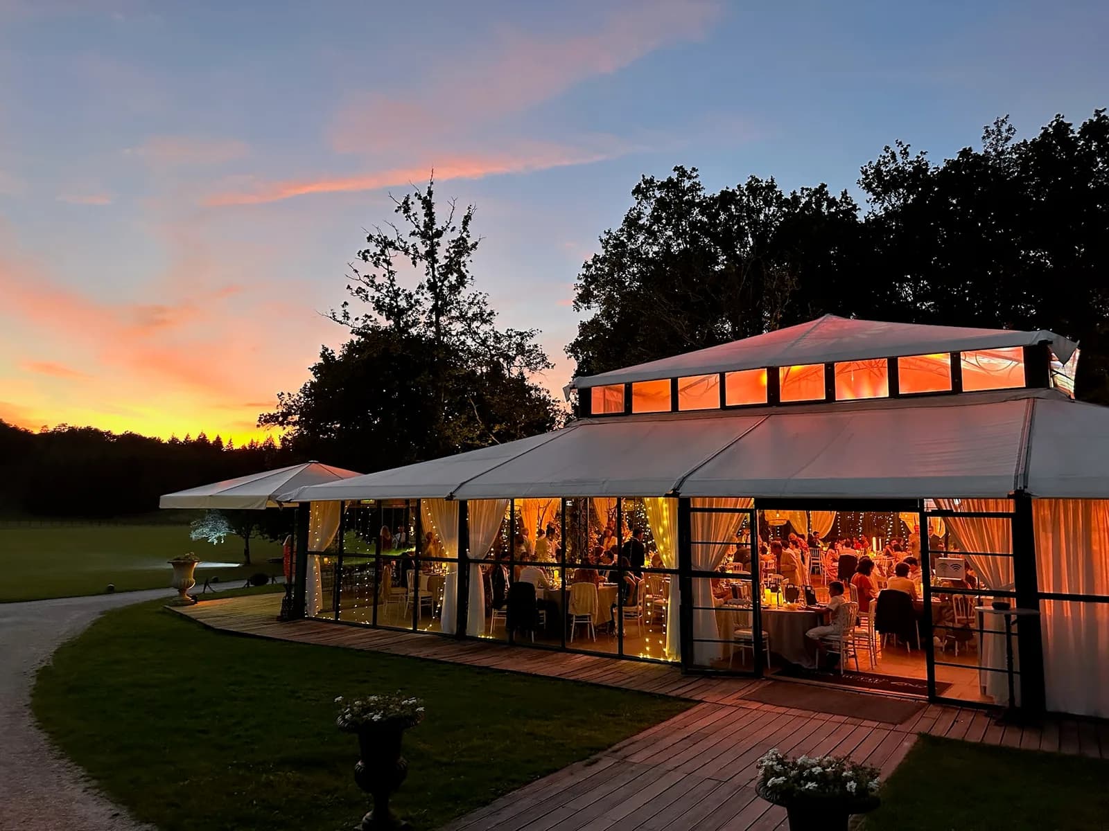 Grande Verrière pour mariage — Domaine de la Butte Ronde Yvelines