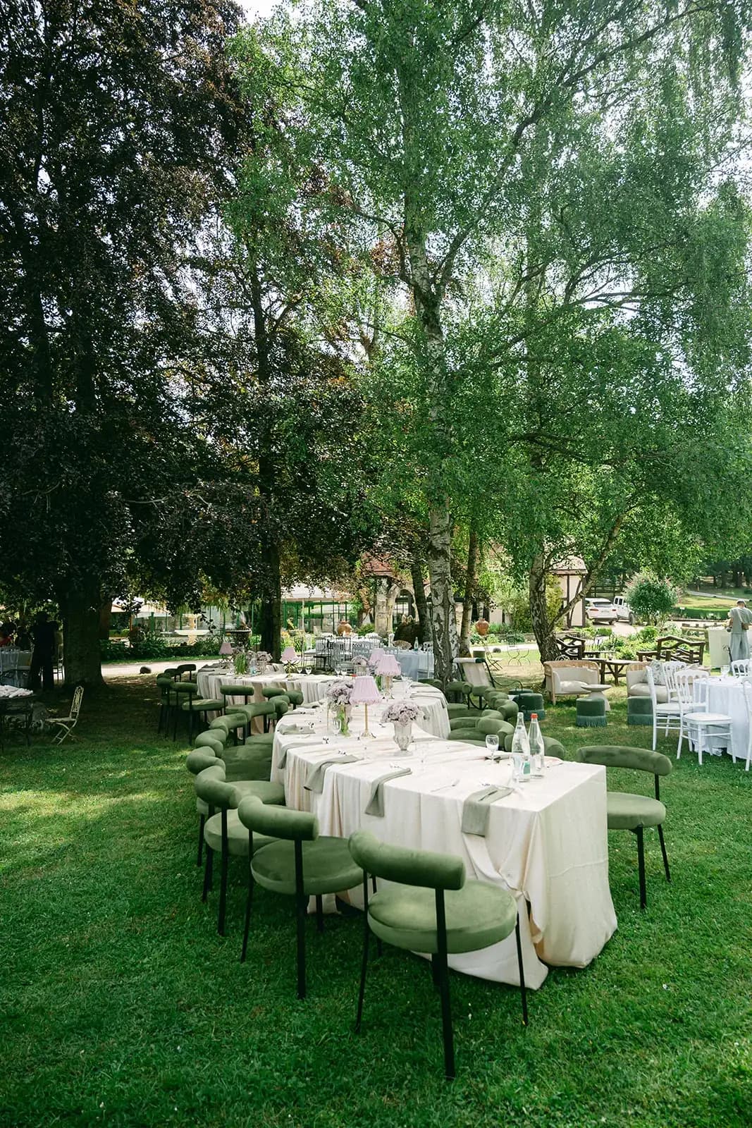 Piscine domaine mariage